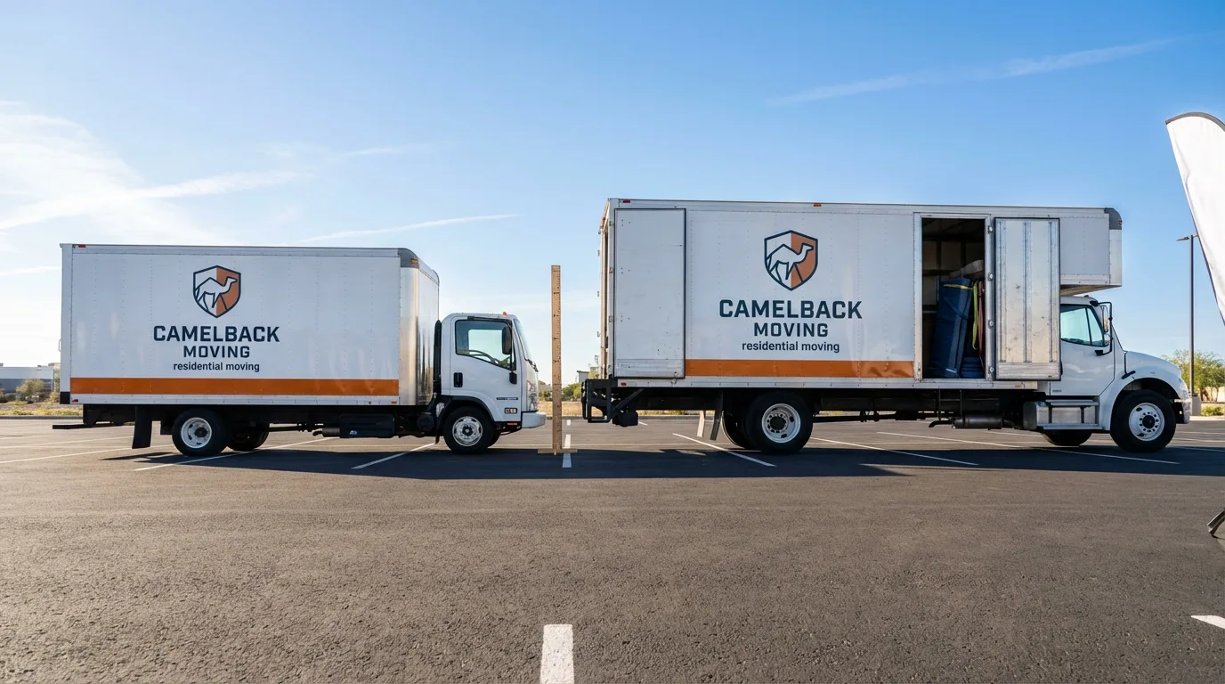 Moving truck size capacity guide in Chichester